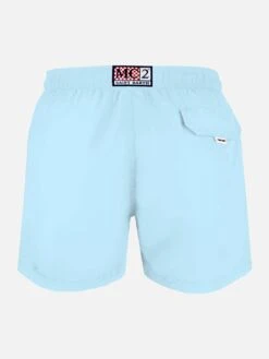 MC2 Saint Barth Man Sky Blue Swim Shorts | PANTONE™ SPECIAL EDITION -The Bikini Collective 02020b b