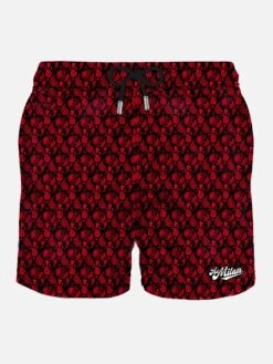 MC2 Saint Barth Man Light Fabric Swim Shorts With Milan Paisley Print | MILAN SPECIAL EDITION