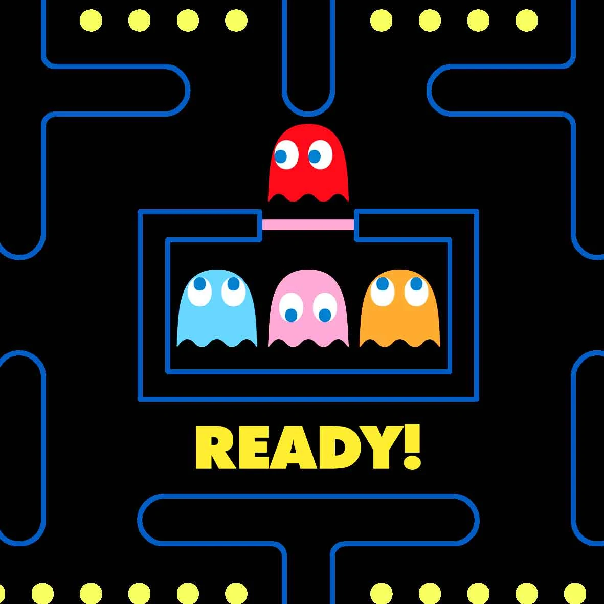 Boy Light Fabric Swim Shorts With Pac Man Print |Pacman© 4 Boy Light Fabric Swim Shorts With Pac Man Print |Pacman© - Image 3