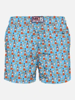 Light Fabric Man Swim Shorts Cocktail Print 5 Light Fabric Man Swim Shorts Cocktail Print -The Bikini Collective back swimshort man happy hour spritz 1