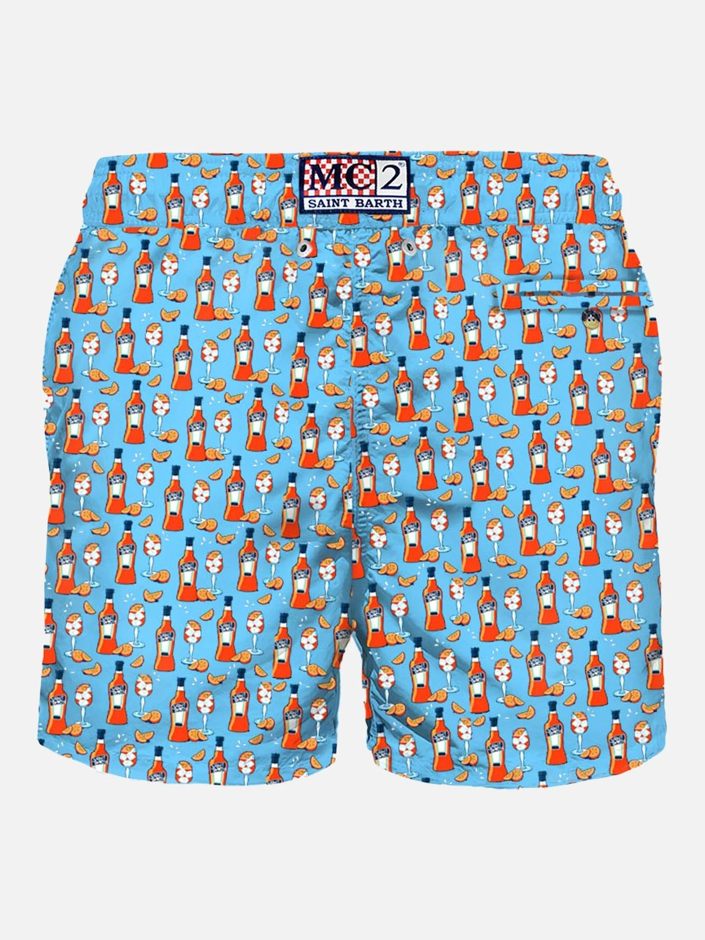 Light Fabric Man Swim Shorts Cocktail Print 4 Light Fabric Man Swim Shorts Cocktail Print - Image 2