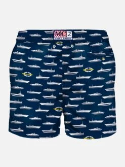 Light Fabric Man Swim Shorts Yacht Print 5 Light Fabric Man Swim Shorts Yacht Print -The Bikini Collective back swimshort mini boat magnum mc2 0a34e67c b382 4b60 a964 b642244682e4