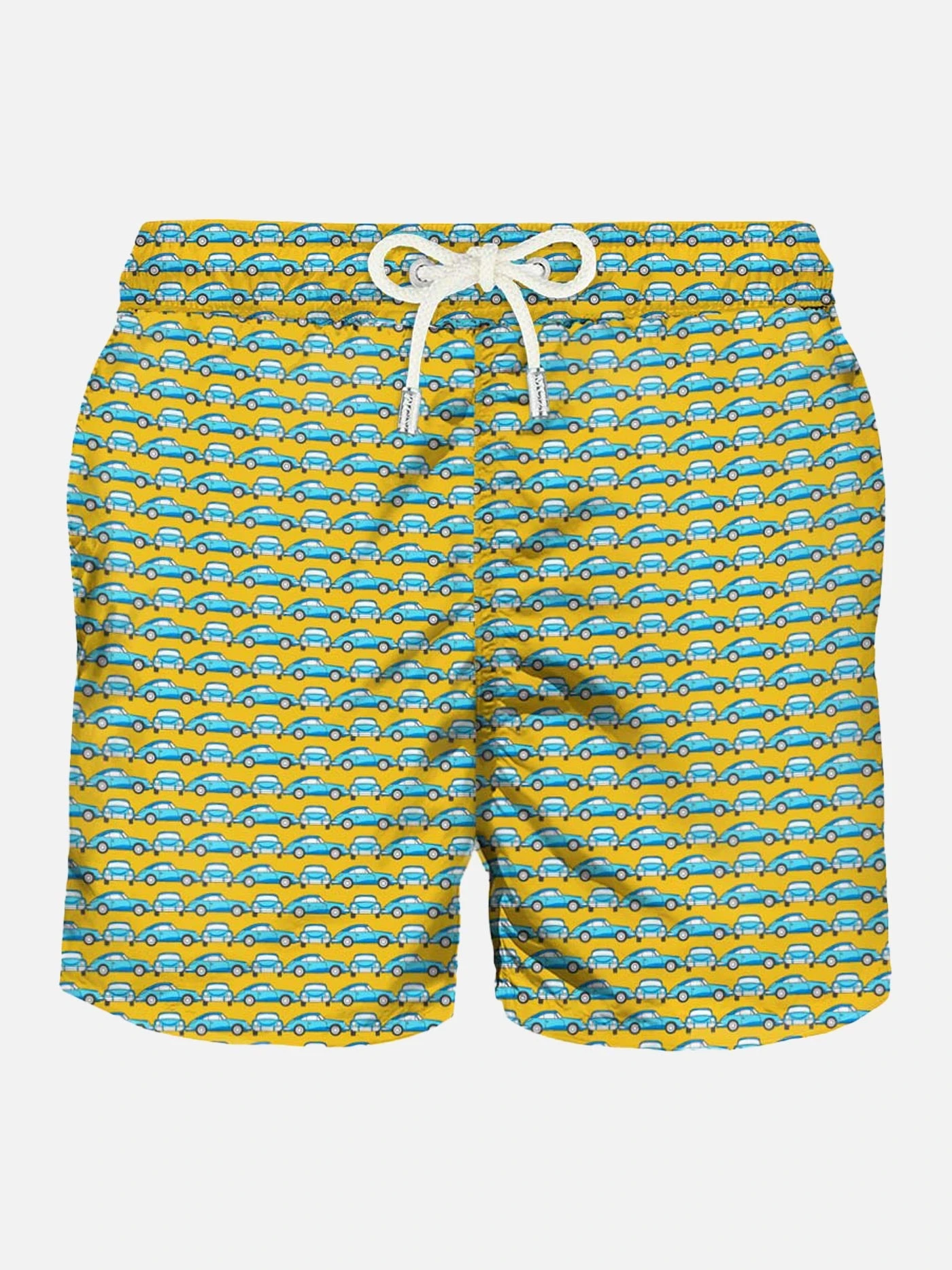 Light Fabric Man Swim Shorts Sporty Car Print 3 Light Fabric Man Swim Shorts Sporty Car Print