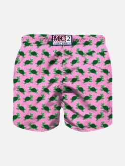 MC2 Saint Barth Boy Swim Shorts With Turtle Print -The Bikini Collective back 78363de0 500f 4c7a bfec 5e1b3dc232ae