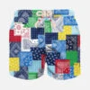 Patchwork Boy Swim Shorts -The Bikini Collective bandana patchwork 1 1