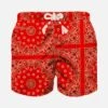 MC2 Saint Barth Boy Swim Shorts With Bandanna Print -The Bikini Collective bandana rosso costume mare 1 24b9c3bf 939e 45c3 883c 1bbc04f7f3d1