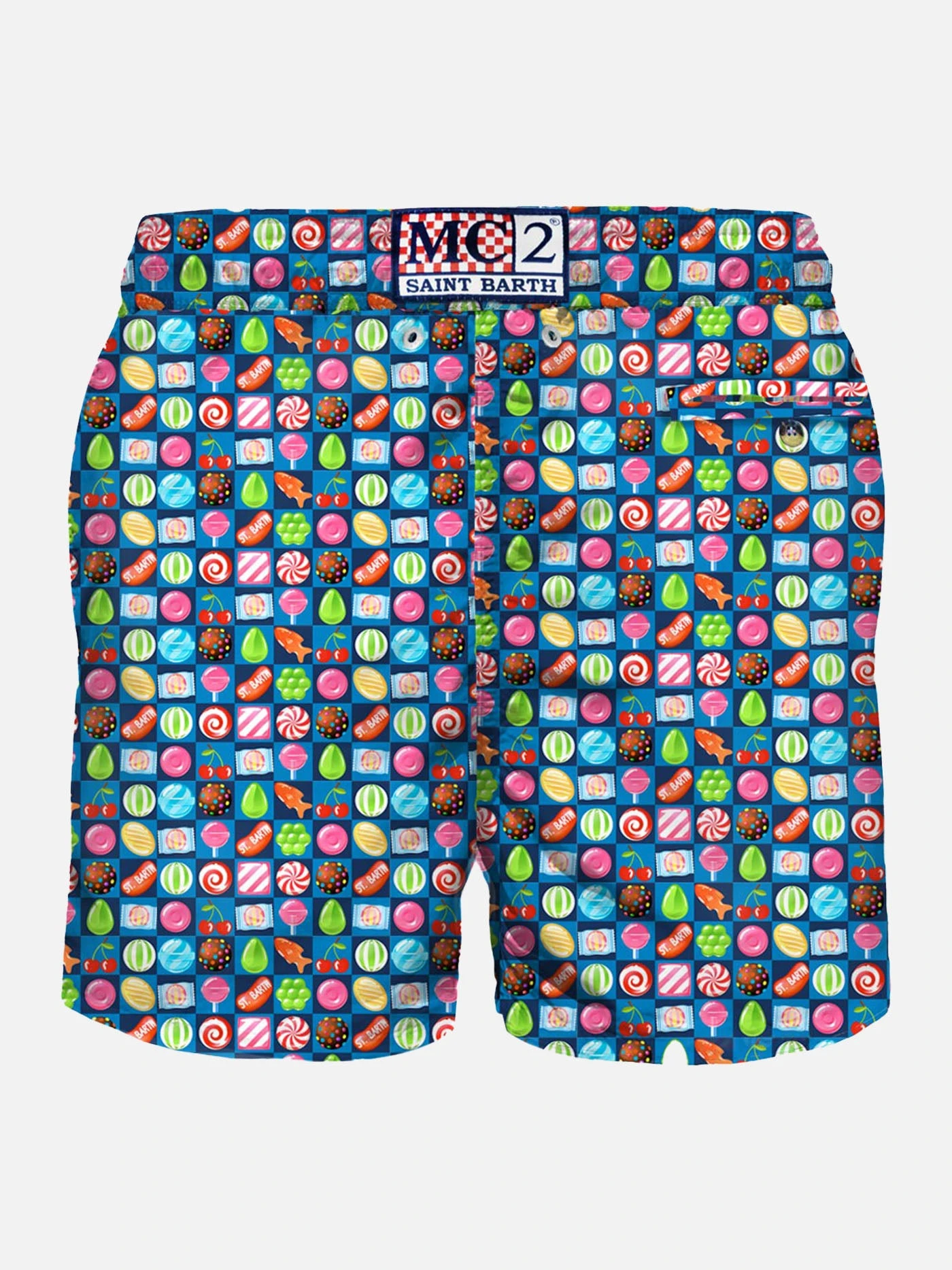 Light Fabric Man Swim Shorts Candy Print 4 Light Fabric Man Swim Shorts Candy Print - Image 2