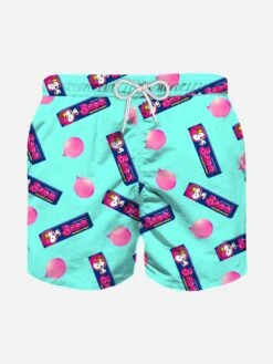 MC2 Saint Barth Boy Swim Shorts With Big Babol Print | BIG BABOL® SPECIAL EDITION