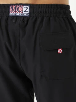 MC2 Saint Barth Man Comfort And Stretch Black Swim Shorts -The Bikini Collective black comfort swim shorts 3