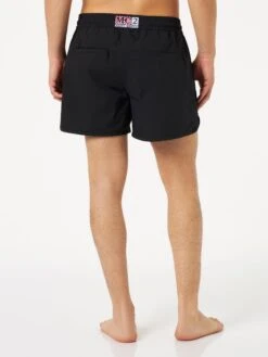 MC2 Saint Barth Man Swim Shorts With Side Logo And Contrast -The Bikini Collective black swimshorts man 2 a5143796 3f10 420f ae84 46802c510e4d