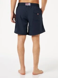 MC2 Saint Barth Man Blue Navy Comfort And Stretch Swim Shorts -The Bikini Collective blue comfort swimshorts man 2