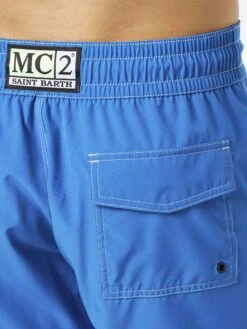 MC2 Saint Barth Man Comfort And Stretch Bluette Surf Swim Shorts -The Bikini Collective bluette man swim shorts 3
