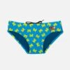 Yellow Fluo Crabs Boy Swim Briefs -The Bikini Collective boy swim briefs crabs 01