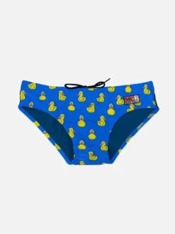 MC2 Saint Barth Boy Swim Briefs With Ducky Print