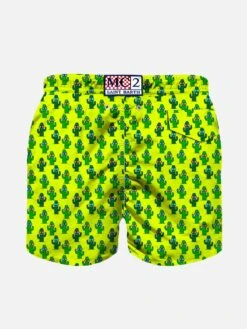 The Bikini Collective 33 The Bikini Collective -The Bikini Collective boy swimshort cactus yellow fluo 02