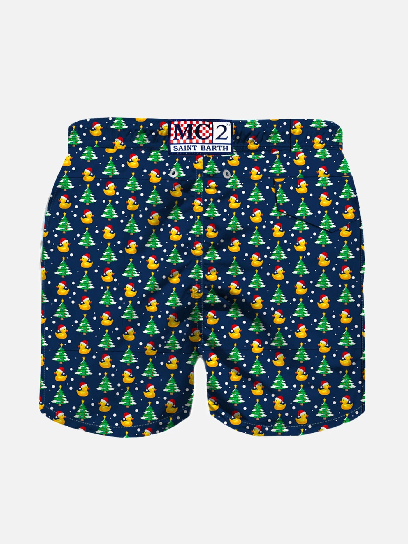 Boy Swim Shorts With Christmas Ducky Print 4 Boy Swim Shorts With Christmas Ducky Print - Image 2