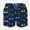 MC2 Saint Barth Boy Swim Shorts With Scooter Print -The Bikini Collective boy swimshort motors 02