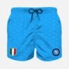 MC2 Saint Barth Boy Classic Swim Shorts With SSC NAPOLI Patch | SSC NAPOLI SPECIAL EDITION -The Bikini Collective boy swimshort napoli patch lightblue 1