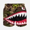 MC2 Saint Barth Boy Swim Shorts With Shark Print 2 MC2 Saint Barth Boy Swim Shorts With Shark Print -The Bikini Collective boy swimshort shark camouflage 01