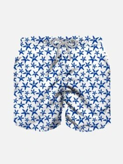 MC2 Saint Barth Boy Swim Shorts With Starfish