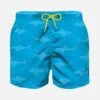 MC2 Saint Barth Boy Swim Shorts With Terry Embossed Sharks -The Bikini Collective boy swimshorts terry sharks 1