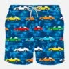 MC2 Saint Barth Man Swim Shorts With Cars Print