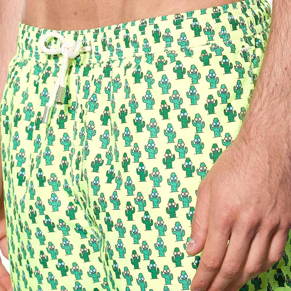 Light Fabric Man Swim Shorts Cactus Print 7 Light Fabric Man Swim Shorts Cactus Print - Image 5