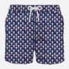 Man Light Fabric Swim Shorts With Pop Corn Print -The Bikini Collective costume mare uomo fantasia colorat5a pop corn 1