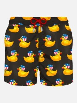 Light Fabric Man Swim Shorts Bikers Ducky