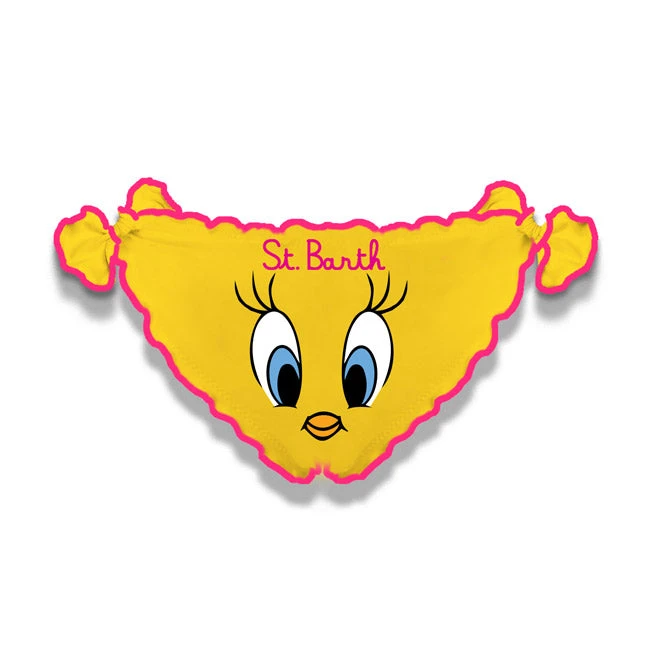 MC2 Saint Barth Girl Swim Briefs With Tweety Print | Warner Bros. Special Edition 3 MC2 Saint Barth Girl Swim Briefs With Tweety Print | Warner Bros. Special Edition