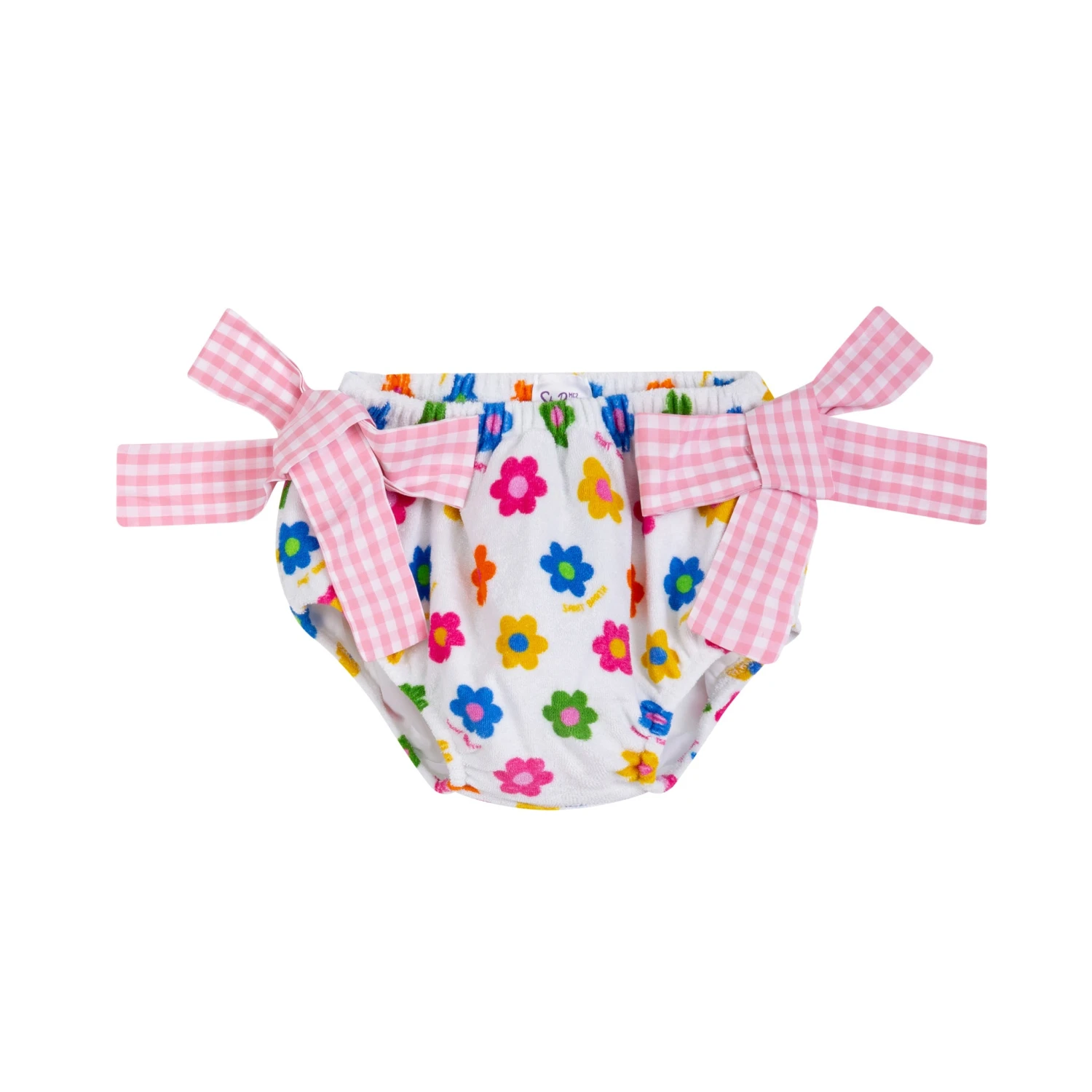 MC2 Saint Barth Baby Girl Terry Swim Briefs With Daisy Print 3 MC2 Saint Barth Baby Girl Terry Swim Briefs With Daisy Print