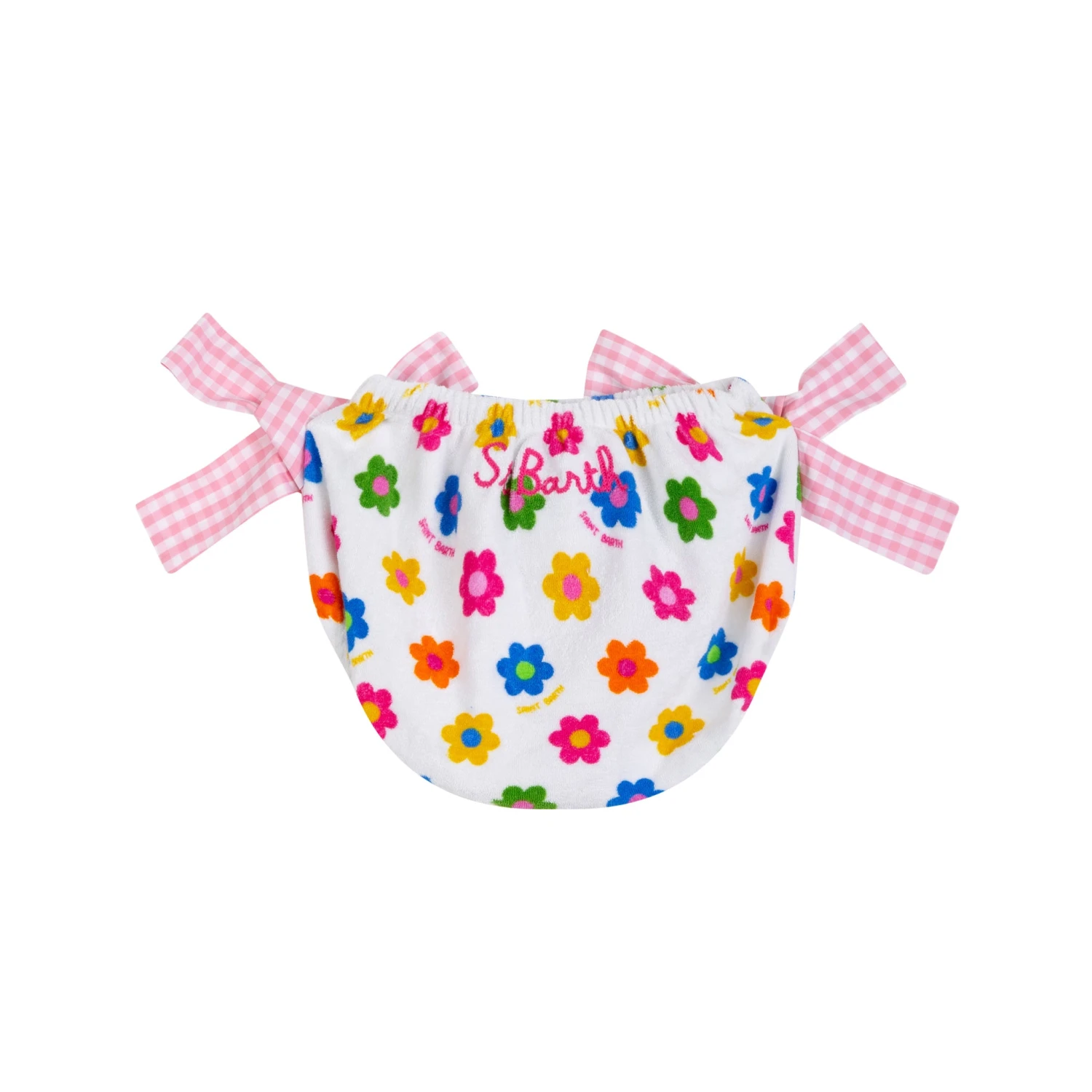 MC2 Saint Barth Baby Girl Terry Swim Briefs With Daisy Print 4 MC2 Saint Barth Baby Girl Terry Swim Briefs With Daisy Print - Image 2