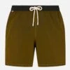 Man Ochre Light Fabric Swim Shorts -The Bikini Collective delave ochre swimshorts man 1
