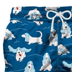 Basset Hound Man Swim Shorts 9 Basset Hound Man Swim Shorts -The Bikini Collective dettaglio 3 1