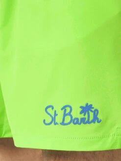 MC2 Saint Barth Man Fluo Green Comfort Swim Shorts -The Bikini Collective fluo green swimshorts 3 9e9589c0 8e2a 40e4 85fa b022916b00ef