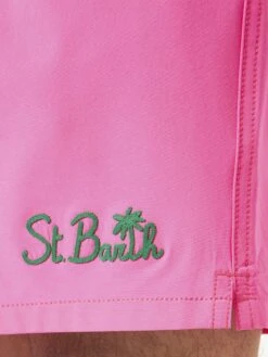 MC2 Saint Barth Man Fluo Pink Comfort Swim Shorts -The Bikini Collective fluo pink comfort swimshorts 3