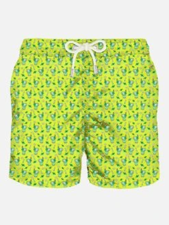 Light Fabric Man Swim Shorts Mojito Print