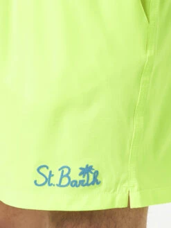MC2 Saint Barth Man Fluo Yellow Comfort Swim Shorts -The Bikini Collective fluo yellow comfort swimshorts 3