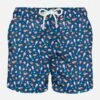 Light Fabric Man Swim Shorts Strawberry And Bubbles Print -The Bikini Collective fragole champagne costume blu uomo mc2