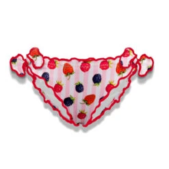 Girl Swim Briefs With Fruits Print