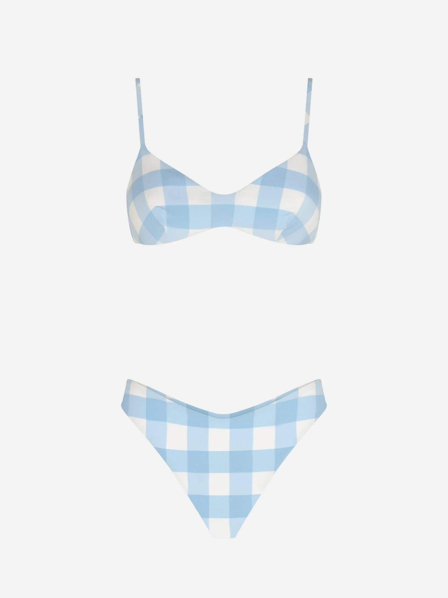Gingham Bralette Bikini With Cheeky Swim Briefs 5 Gingham Bralette Bikini With Cheeky Swim Briefs - Image 3