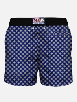 MC2 Saint Barth Man Light Fabric Swim Shorts With Inter Print | Inter Special Edition -The Bikini Collective inter neroazzurri campioni mc2 costume mare 2