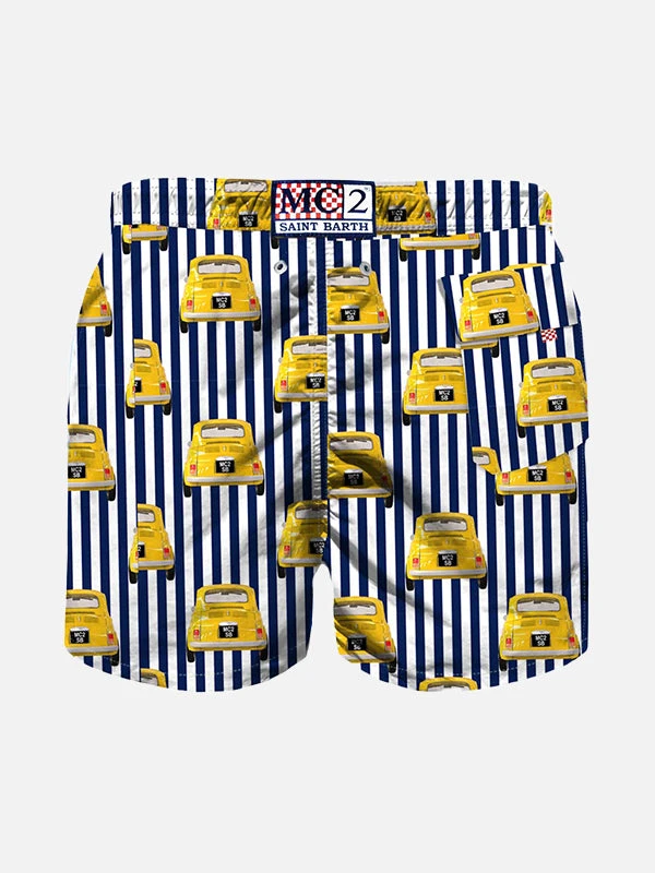 Cars Print Boy Swim Trunk 4 Cars Print Boy Swim Trunk - Image 2