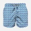 Boy Light Fabric Swim Shorts Wth Fish Print -The Bikini Collective jean lighting fronte flounder copia 3 f9bb3d22 e82d 49d7 a769 5c3ebb46d863