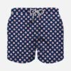 Boy Light Fabric Swim Shorts With Micro Pigs