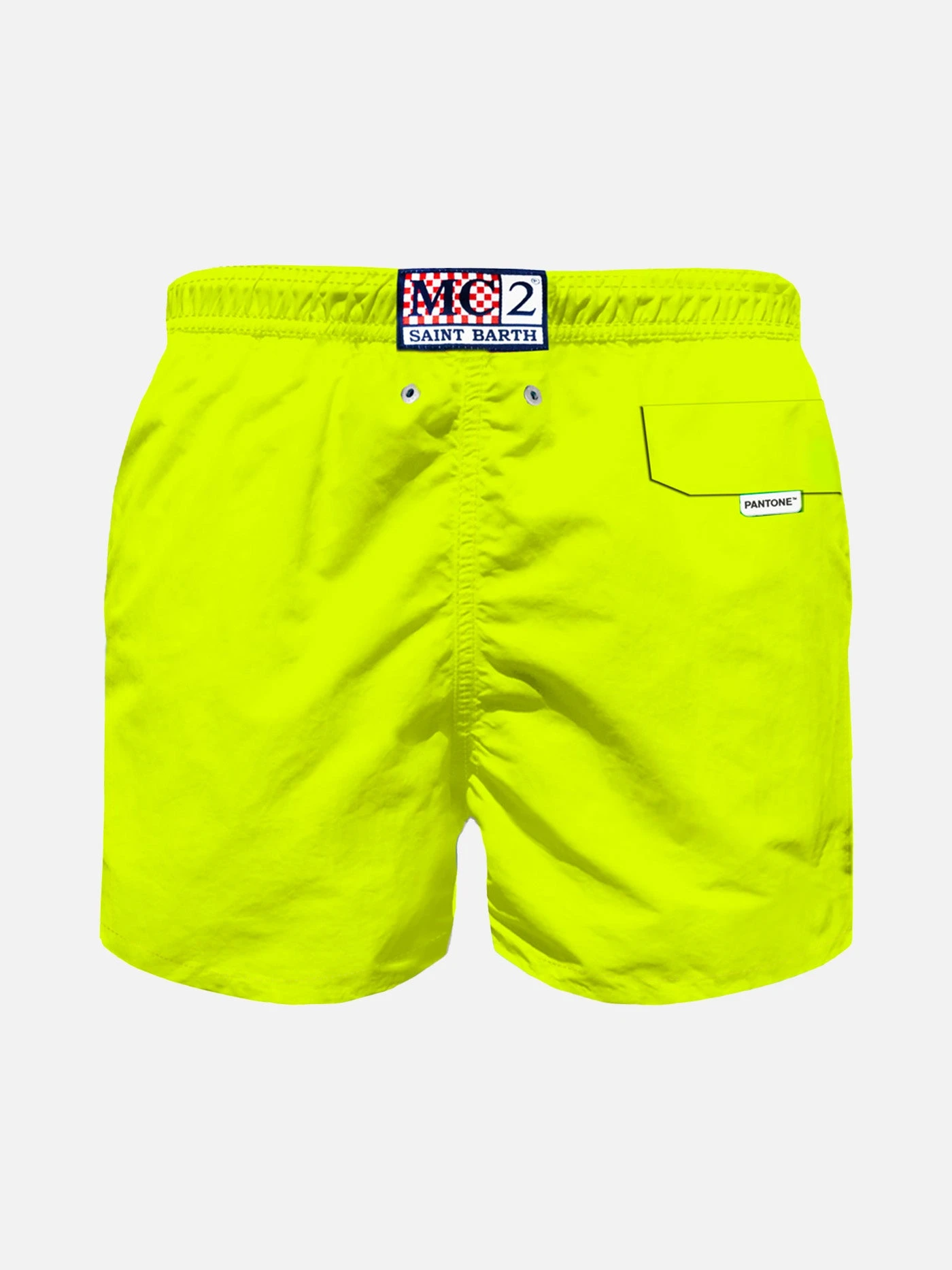 Boy Fluo Yellow Swim Shorts | PANTONE™ SPECIAL EDITION 4 Boy Fluo Yellow Swim Shorts | PANTONE™ SPECIAL EDITION - Image 2