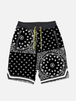 Bandanna Print Boy Swim Shorts Surf Style