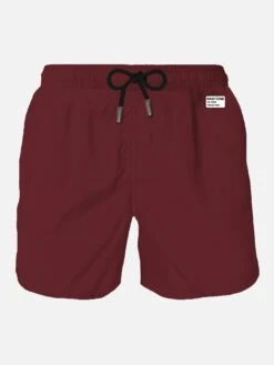 MC2 Saint Barth Man Bordeaux Swim Shorts | PANTONE™ SPECIAL EDITION