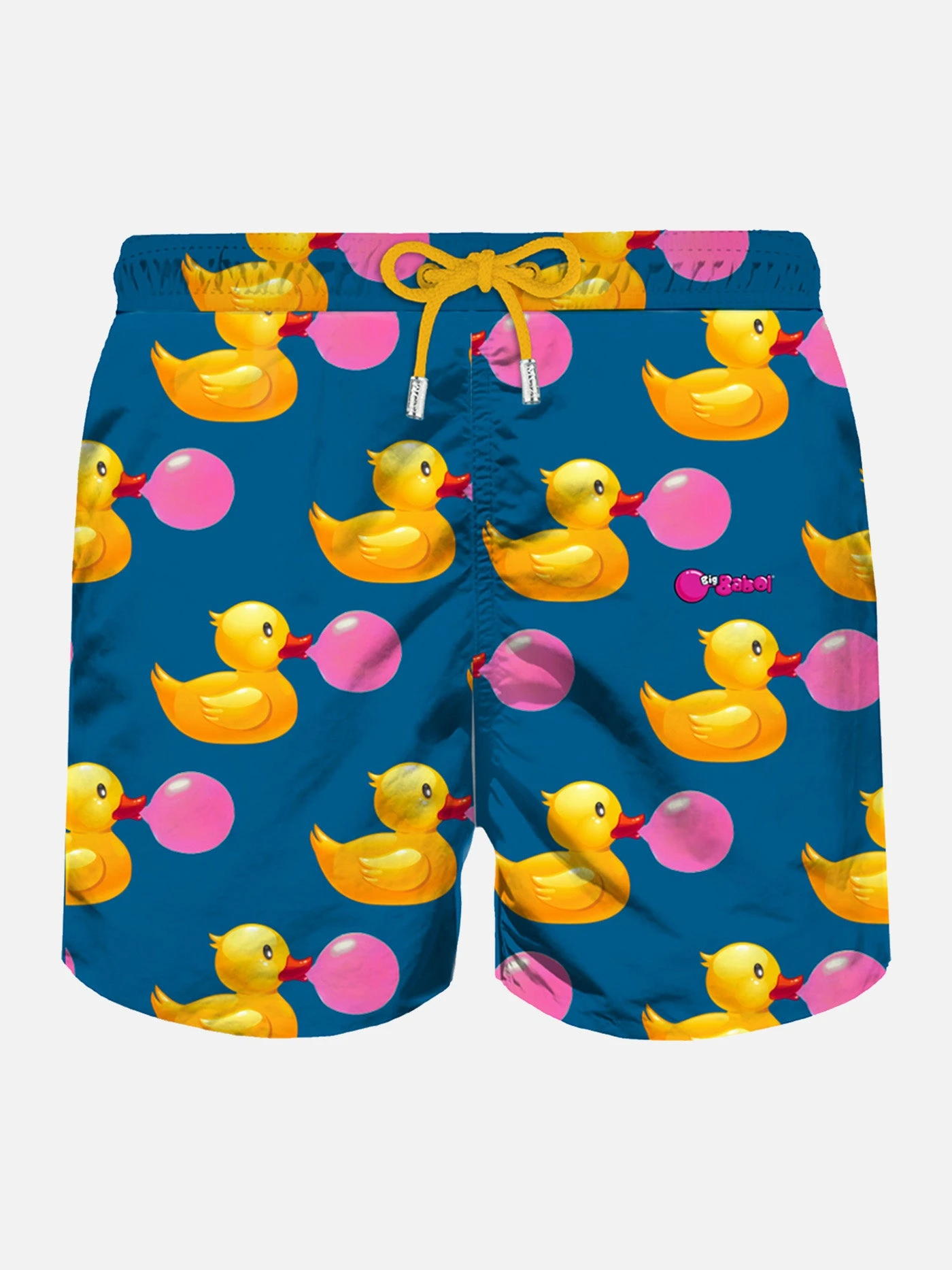 MC2 Saint Barth Man Light Fabric Swim Shorts With Ducky And Big Babol Print |BIG BABOL® SPECIAL EDITION 3 MC2 Saint Barth Man Light Fabric Swim Shorts With Ducky And Big Babol Print |BIG BABOL® SPECIAL EDITION