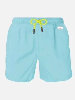 MC2 Saint Barth Man Light Blue Swim Shorts | PANTONE™ SPECIAL EDITION